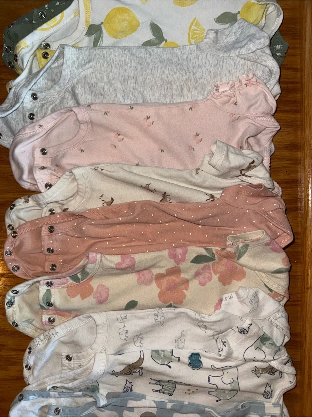 10 Carters baby onesies